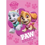 BrandMac Paw Patrol Fleecedecke Schmusedecke Kuscheldecke rosa 100 x 140 cm,