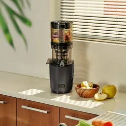 Auto 8 - automatischer Entsafter mit Sorbet-Aufsatz Schwarz