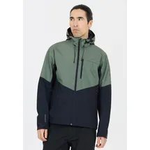 Whistler Softshelljacke "RODNEY", Herren, Gr. L, grün (grün, blau), 100% Polyester, mehrfarbig, unifarben, normal, ohne Ausschnitt, Jacken Softshelljacke, mit wind- und wasserdichter Membran