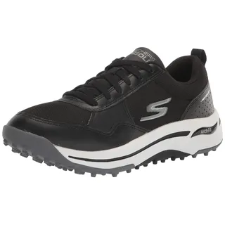 Skechers Herren GO Arch FIT-LINE UP Golf Shoes, Black, 41 EU - 41 EU