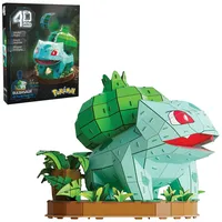 Spin Master 4D Build - Pokémon Bisasam - detailreicher 3D-Modellbausatz
