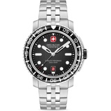 Swiss Military Hanowa Schweizer Uhr BLACK MARLIN, SMWGH0001702 silberfarben