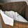 Homcom Wäschekorb 55L Wäschesammler mit Griffen, herausnehmbarer Wäschesack, Eck Wäschetonne Laundry Baskets für Waschküche Badezimmer Schlafzimmer Braun