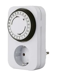 BACHMANN Mechanischer Timer 24h, Mechanischer Timer 24h 1GD/1A-1 weiß