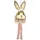 I.GE.A. Dekofigur I.GE.A. "Tierfigur Bast-Hasenkopf Hase Osterhasen Deko Ostern Osterdeko", rosa, B:16cm H:60cm, Baumwolle, sonstige Fasern, Dekofiguren, Türdeko Wanddeko Osterfigur Frühlingsdeko Dekohase Skulptur Frühling