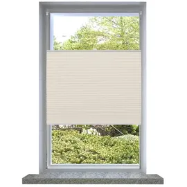 vidaXL Plissee Faltrollo 60 x 125 cm Creme