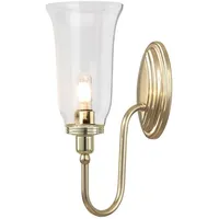 Elstead Lighting Blake Wandleuchte Messing poliert Elstead Lighting BATH-BLAKE2-PB
