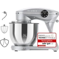 Klamer Küchenmaschine 1800W, Knetmaschine mit 6 Liter Edelstahl Schüssel,