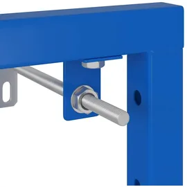 vidaXL Badezimmer Wandstütze Blau 50 x 3 x 112 cm