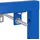 vidaXL Badezimmer Wandstütze Blau 50 x 3 x 112 cm