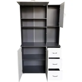 Hti-Living Küchenbuffet Blanca  Grau Weiß