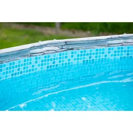 Summer Waves Active Frame Pool rund Set 305 x 76 cm steinoptik inkl. Filterpumpe