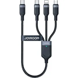 Joyroom USB-A auf USB-C/Lightning/Micro-USB 1,2 m Schwarz