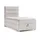 Best For Home Boxbett, Creme, Textil, Höhe ca. 18 cm, Rechteckig, 100x200 cm, Schlafzimmer, Betten, Boxspringbetten