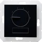 Kopp HK07 - elektronisches Raumthermostat ”Premium”, Farbe: schwarz matt