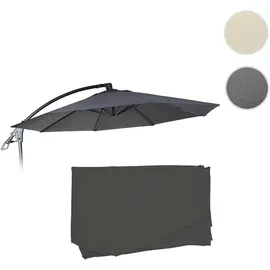 MCW Schirmbezug Deluxe für Ampelschirm Polyester Ø 280 cm Grau