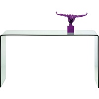 Kare Kare-Design Konsolentisch, Transparent, Glas, 30x76 cm Wohnzimmer, Wohnzimmertische, Konsolentische
