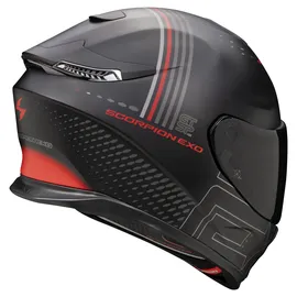 Scorpion EXO-GT SP Air Techlane Matt Schwarz/Grau/Rot S