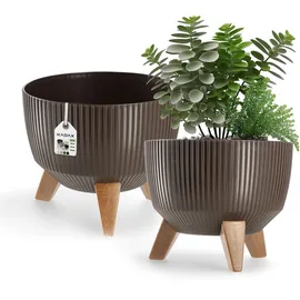 Kadax 24 Ø x 19,5 cm Braun