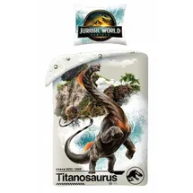 Halantex SP. z.o.o. Jurassic World Titanosaurus Grau 140 x 200 cm + 70 x 90 cm