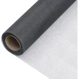 vidaXL Fliegengitter mit Fiberglas 100 x 200 cm Grau