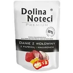 DOLINA NOTECI Rindfleischgericht mit Paprika und Nudeln 100g - Nassfutter für Hunde