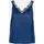 Zero Blusentop Damen mit V-Ausschnitt Blau 40