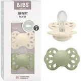 Bibs Infinity (2er Pack), Ivory/Sage