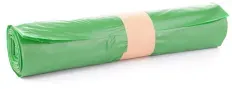 Müllsäcke 120 Liter, grün, Typ 60 401563 , 1 Karton = 10 Rollen à 25 Stück