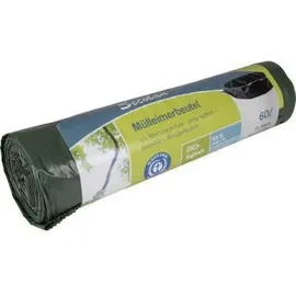 Secolan Müllbeutel 60,0 l grün 30,0 μm, 15 St.