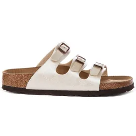Birkenstock Damen Pantolette Florida BS beige Gr. 38 - 38 EU Schmal