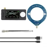 Cloudpower Tragbares SI4732 Radio, 9,9K-108MHz für MINI Tasche mit IPS High-Definition Farbbildschirm Vollband-Radioempfänger Taschenformat Digital Radio AM FM LSB USB Modi(Blaue Schleife)