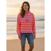 salzhaut Hoodie ADEBAAR Streifen Orange M