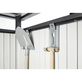 Biohort AvantGarde A5 2,54 x 1,74 m dunkelgrau-metallic Doppeltür