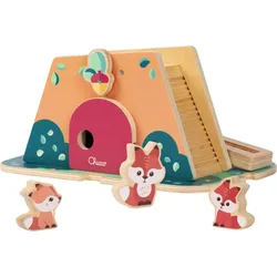 Spielwelt CHICCO "My Woods Friends - Der Fuchsbau", bunt, Spielfigurenwelten, KinderB:20cm H:14cm T:28,5cm, Holz, B:20cm H:14cm T:28,5cm