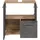 Badplaats Waschbeckenunterschrank Mars 60 x 60 cm Kastanien Eiche / Grau