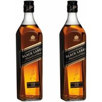 Johnnie Walker Black Label Blended Whisky 12 Jahre Scotch 2er Alkohol 40% 700 ml
