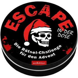 arsEdition Escape-Adventskalender in der Dose. Die Rätsel-Challenge für den Advent