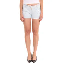 ragwear Heaven Damen Sommer-Shorts Baumwoll-Shorts mit Gürtel kurze Hose PETA-Approved 54902955 Hellblau - W25