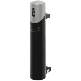 Proregal Robuster Wandascher 145 Rohrlänge zum Einbetonieren 1,4 Liter, HxBxT 51 x 10 x 17 cm Stahl Anthrazit