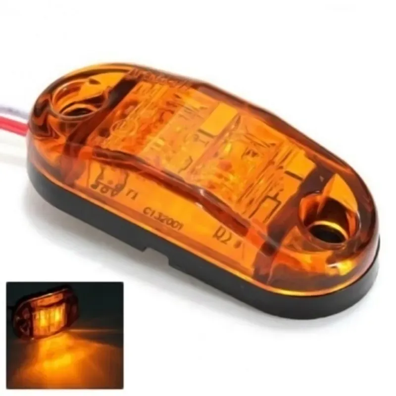 1 Stück 24V orange LED-Markierungs-/Begrenzungsleuchte – für Busse, Lkw, Anhänger