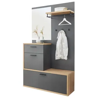 XORA Kompaktgarderobe LOUIS - B/H/T ca. 115,00x198,00x38,00