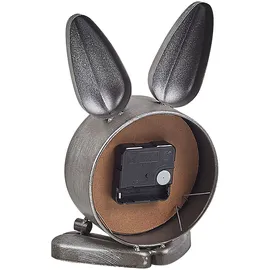 Beliani Tischuhr Silber