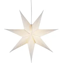 Star Trading Star Papierstern Decorus 7 zackig Papier Weiß 63cm