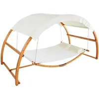 Tectake Hängematte Locarno für 2 Personen 328x160x171,5cm