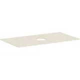 Hansgrohe Xevolos E Konsole 980/550 mit Auschnitt mittig für Aufsatzwaschtisch ohne Hahnloch, 54329780 980 x 550 mm, Sandbeige Matt