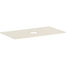 Hansgrohe Xevolos E Konsole 980/550 mit Auschnitt mittig für Aufsatzwaschtisch ohne Hahnloch, 54329780 980 x 550 mm, Sandbeige Matt