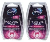 MANIX® Pleasure Vibes Anneau Vibrant 3 Vitesses 2x1 pc(s)