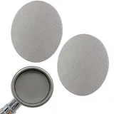 JRYXDS Kaffeefilter 58mm, 2 Stück, Gesinterte Kaffeefilter für Espresso, Coffee Siebträger Zubehör, 1.7mm Dicke, 150μm Edelstahl 316, Wiederverwendbar, Rostfrei