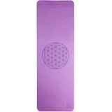 Berk Yogamatte TPE ecofriendly dunkellila/zartlila